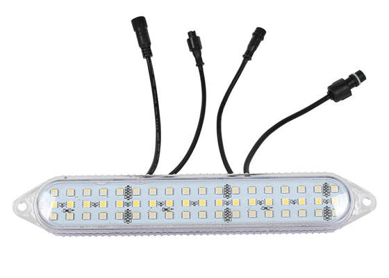 24V DMX512 RGBW LED পিক্সেল মডিউল লাইট বিনোদন যাত্রা জন্য জলরোধী IP67